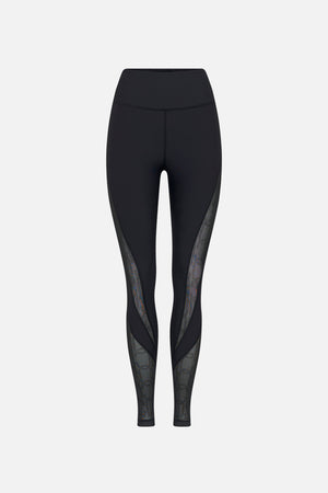CAMILLA black mesh leggings 