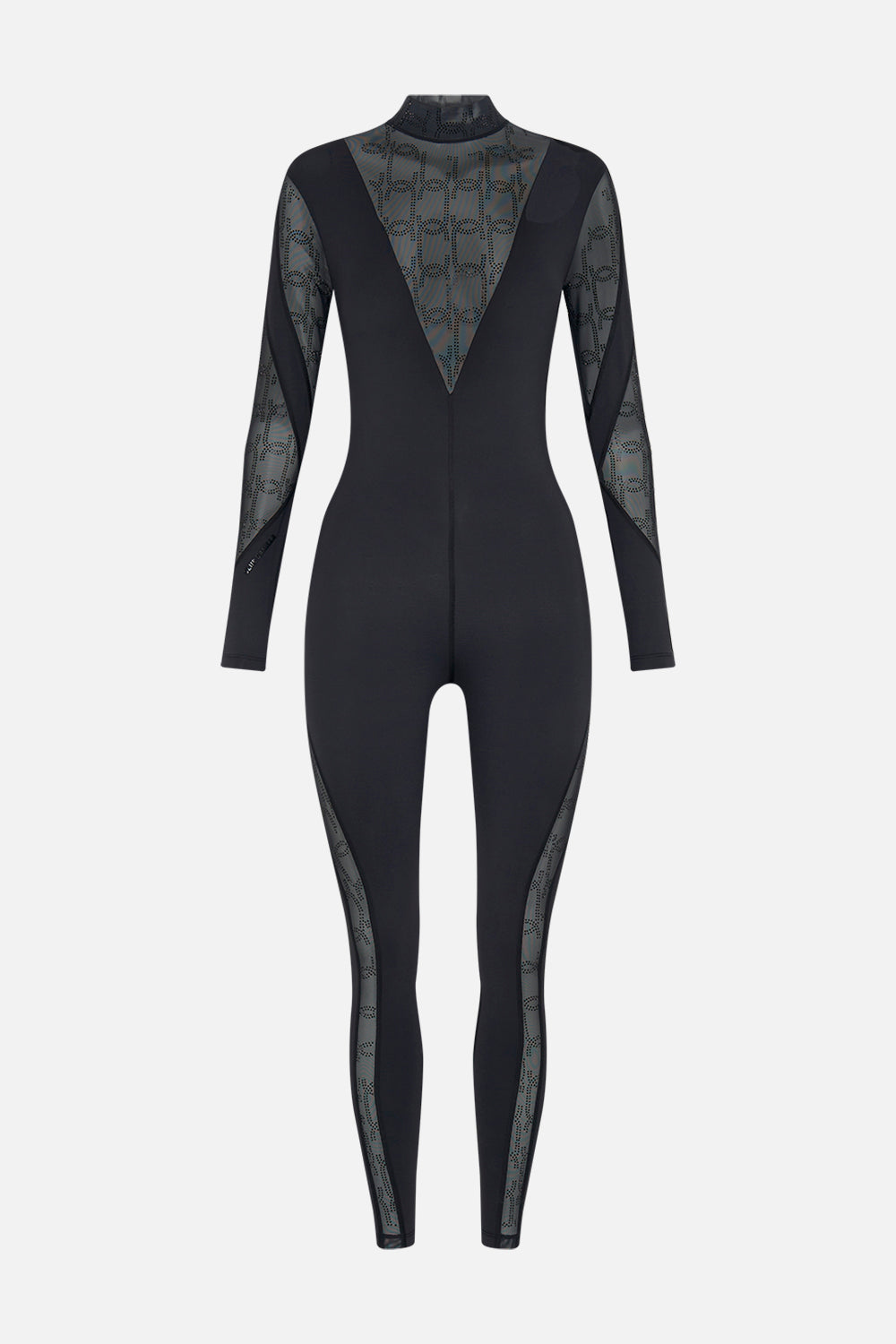 CAMILLA black mesh catsuit 