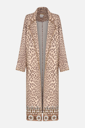 CAMILLA printed trench coat in Grotto Goddess print