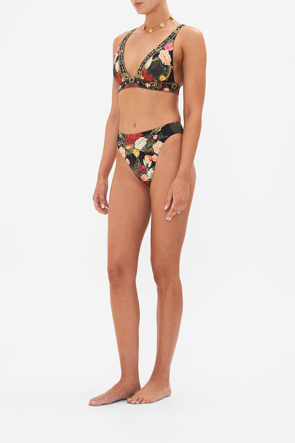 CAMILLA black soft CD bra with back clip in Magic in the Manuscripts
