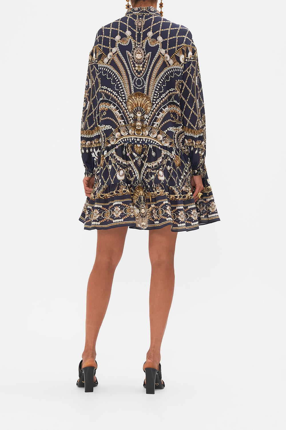 The Dance With The Duke Tiered Shirt Dress