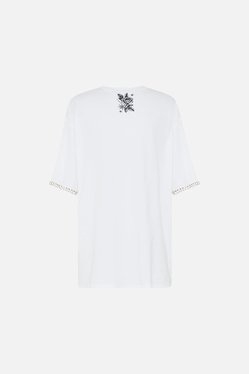 OVERSIZE BAND TEE WRITINGS ON THE WALL main image 0