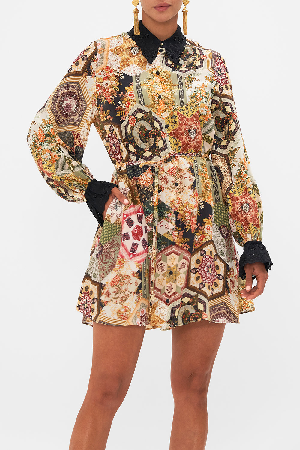 SHIFT SHIRT DRESS FRIENDS WITH FRESCOS
