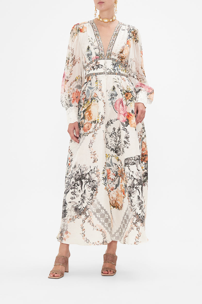 STRAP DRESS WITH SHAPED WAISTBAND MEMORIES OF MOREE