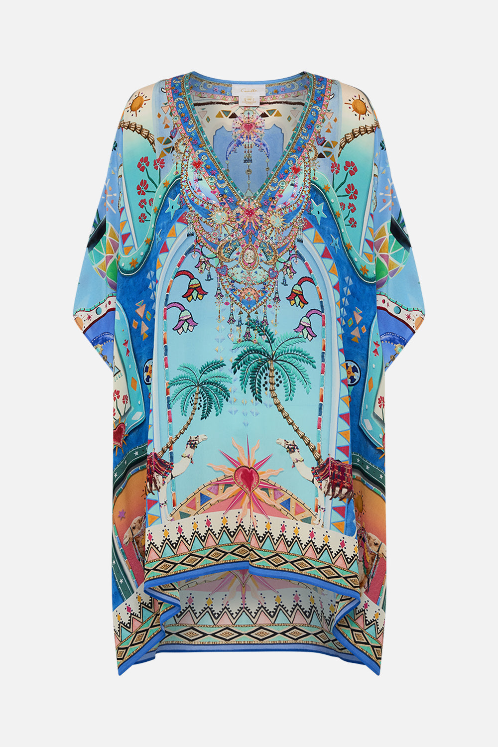 RECTANGULAR V NECK KAFTAN A PAINTED VILLAGE