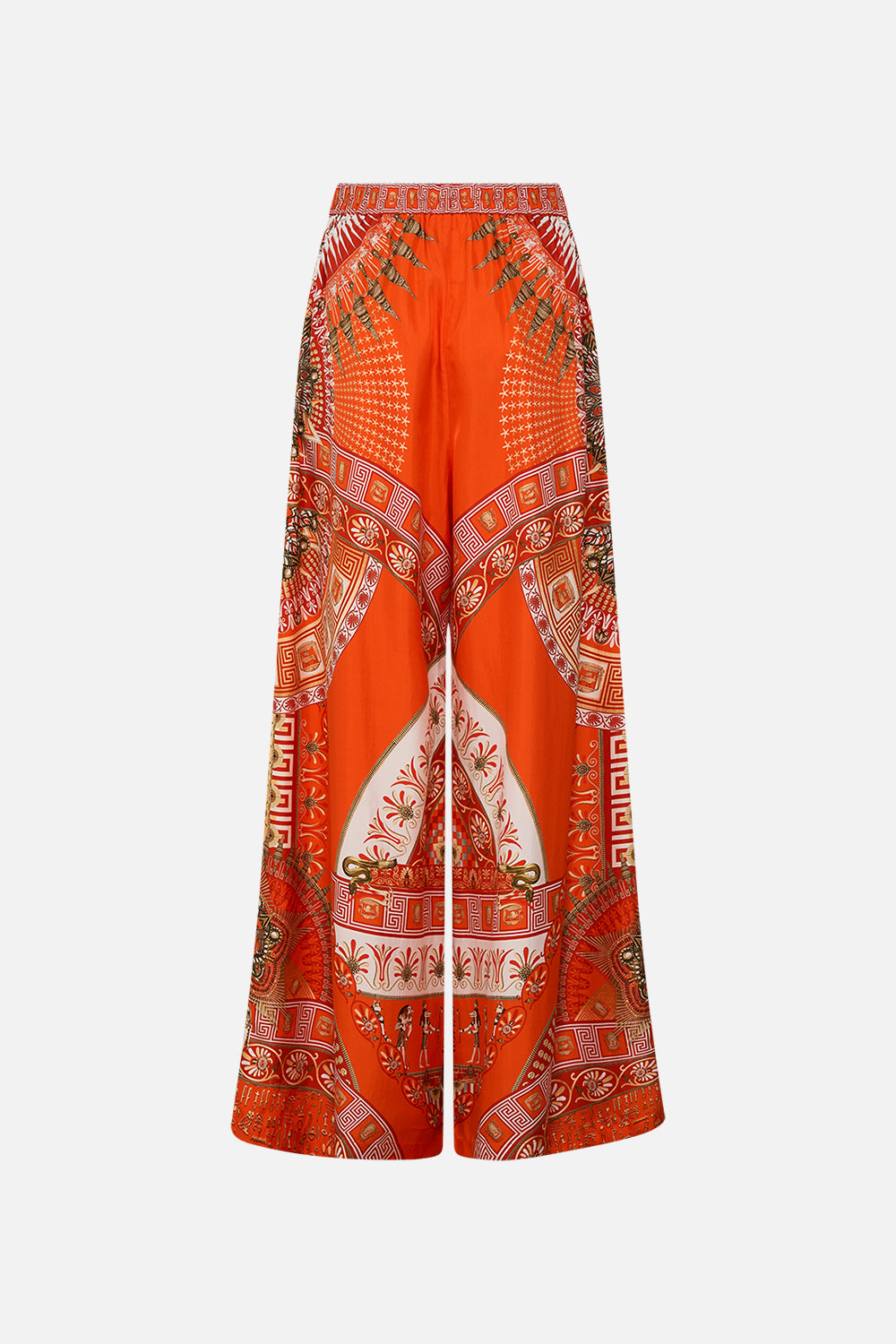 CAMILLA Tuck Front Pant in The Obelisk Gate Print.