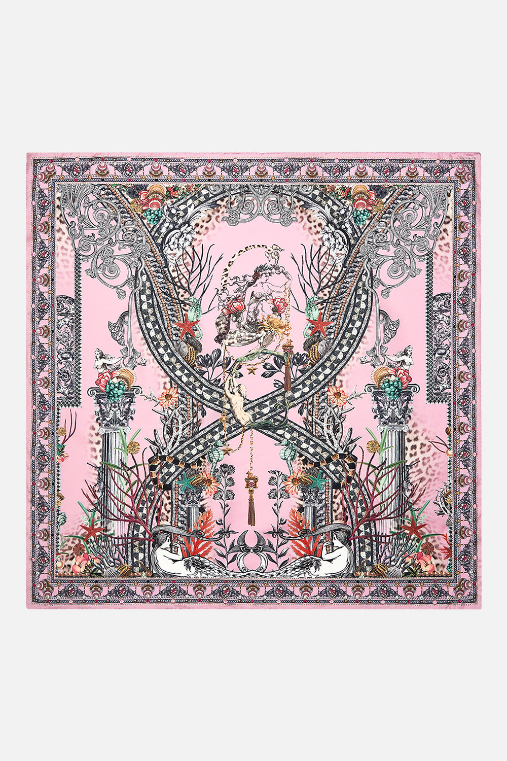 SILK SQUARE SCARF CAVE OF WONDERS