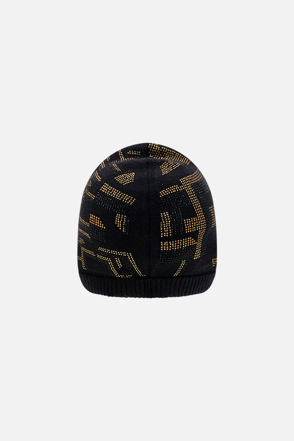 CAMILLA Knit Beanie in Temples of Dendara Print