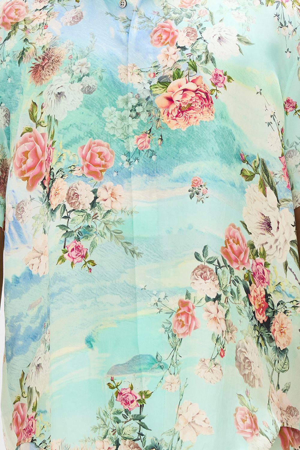 CAMILLA Oversized button through SS shirt in The jewellery museum print.