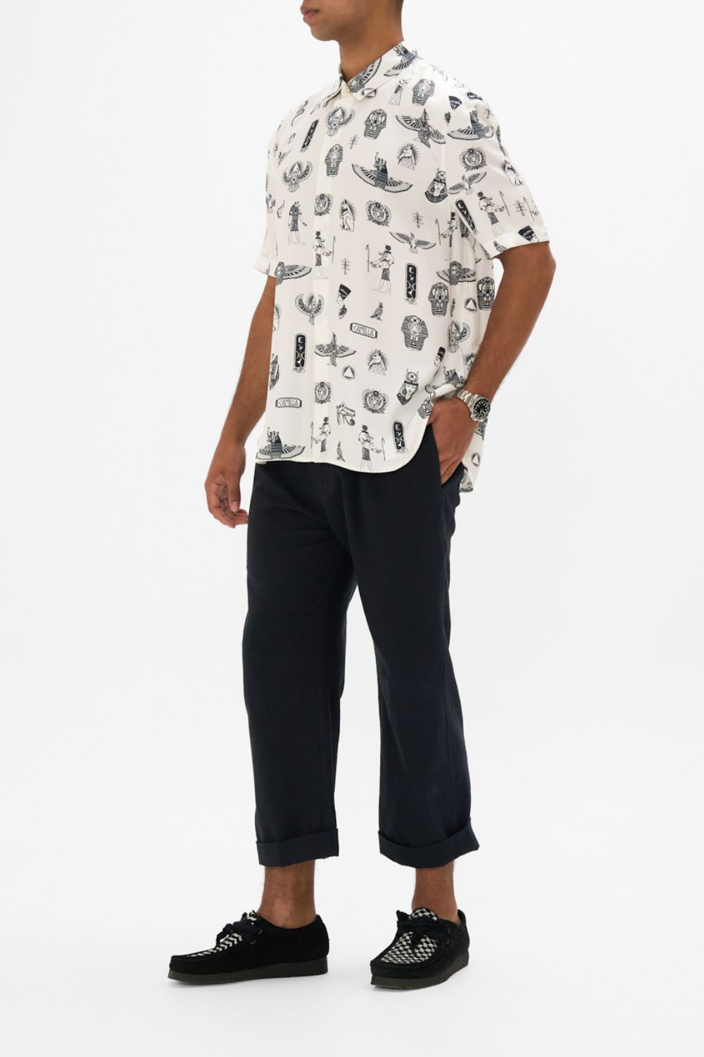 The CAMILLA OVERSIZED BUTTON THROUGH SS SHIRT NUBIAN WONDERLAND