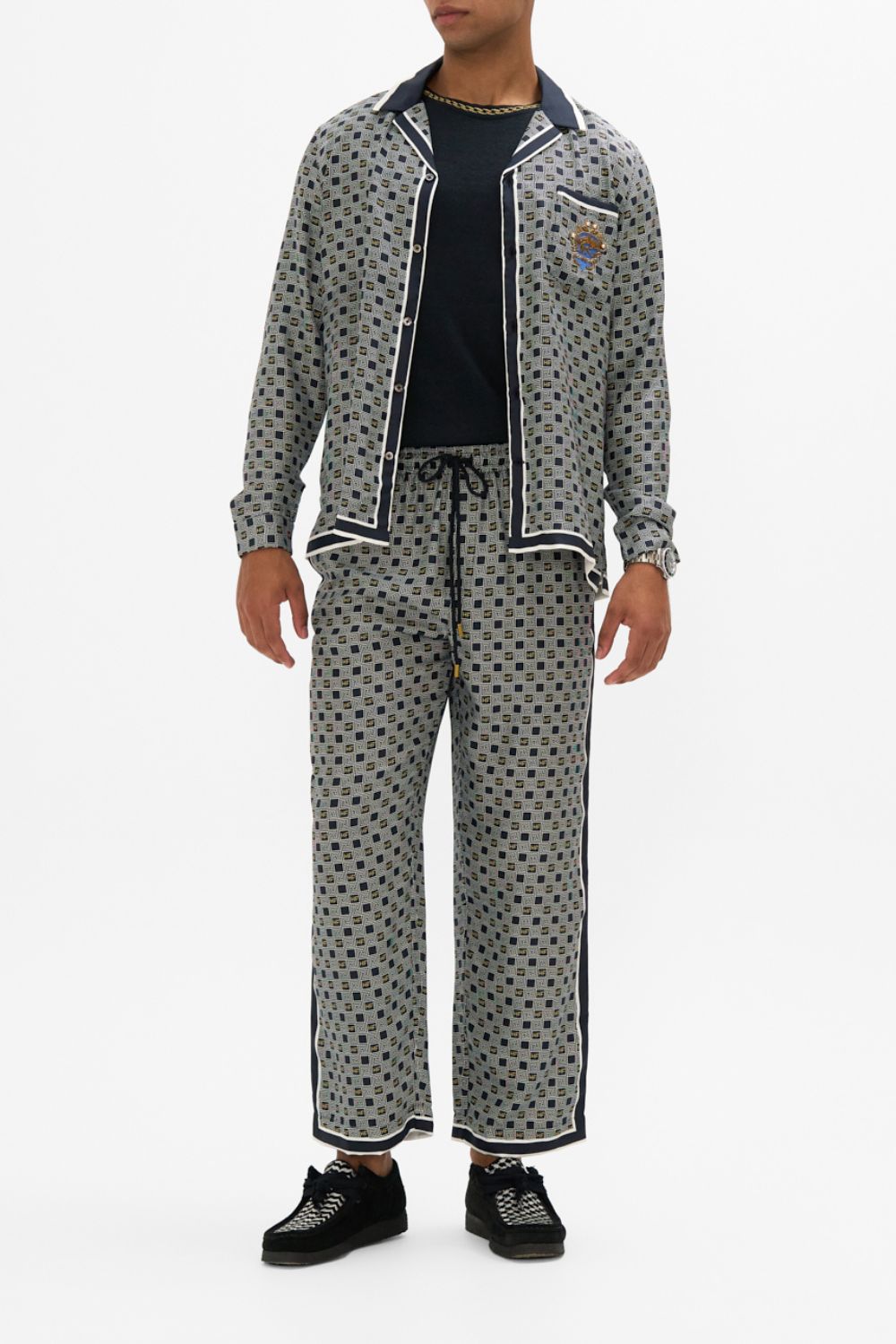 CAMILLA Lounge Pant in Riddle Of The Sphinx Print.