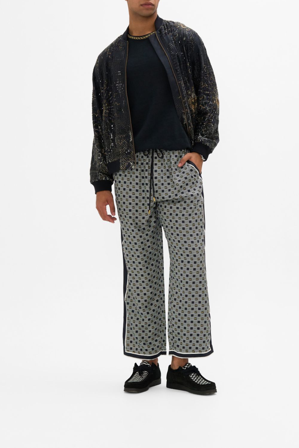 CAMILLA Lounge Pant in Riddle Of The Sphinx Print.