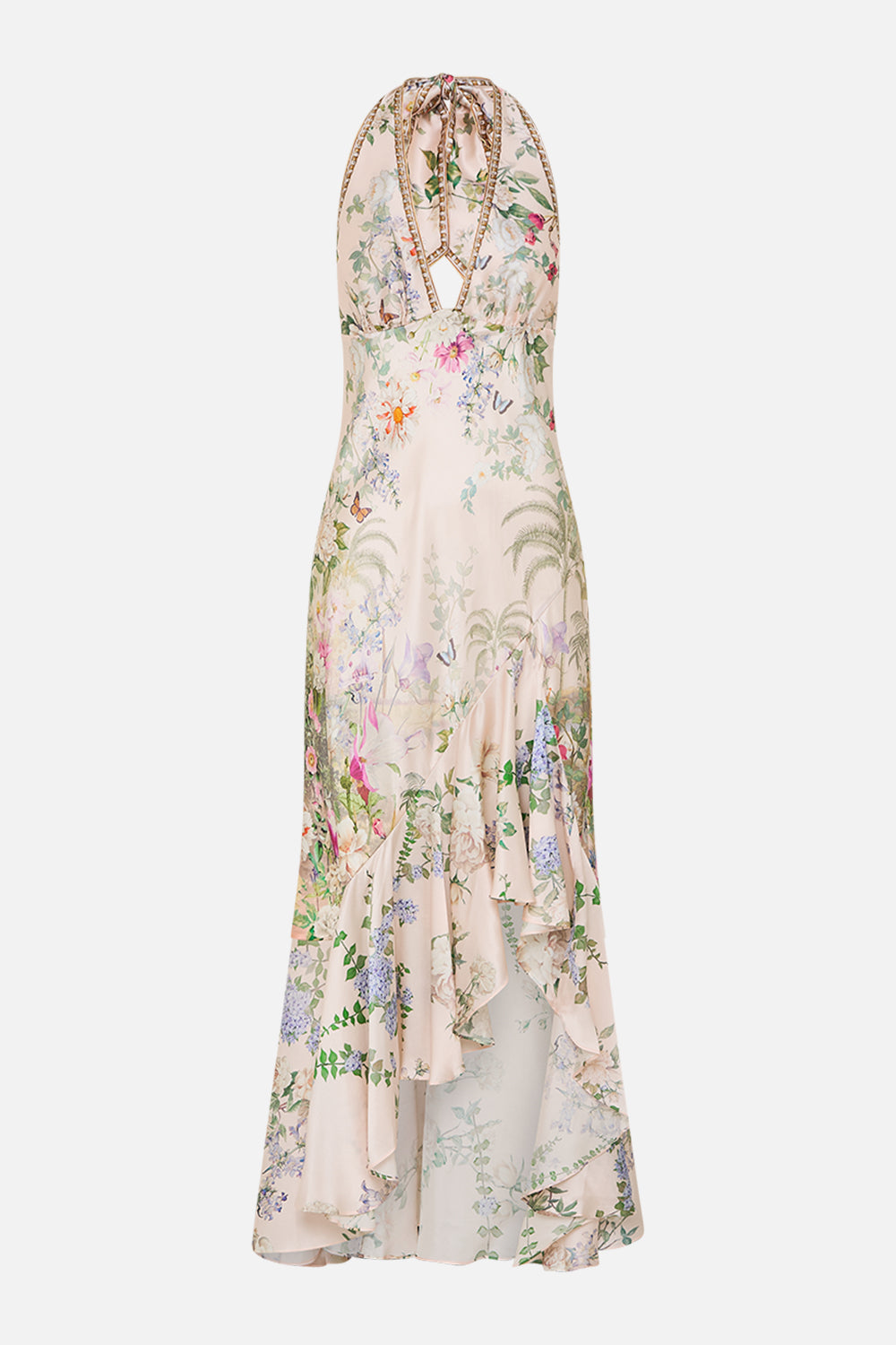 BIAS HALTER DRESS WITH RUFFLE HEM PALACIO PLAYGROUND