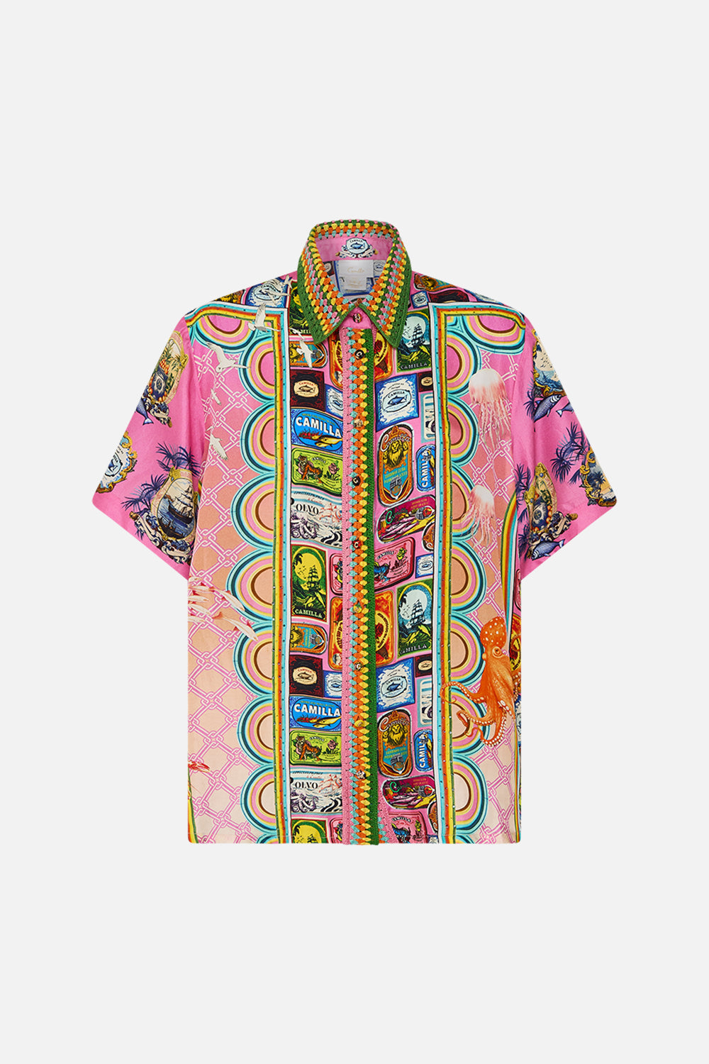 The CAMILLA CLASSIC SHIRT SALTY SPLENDOUR