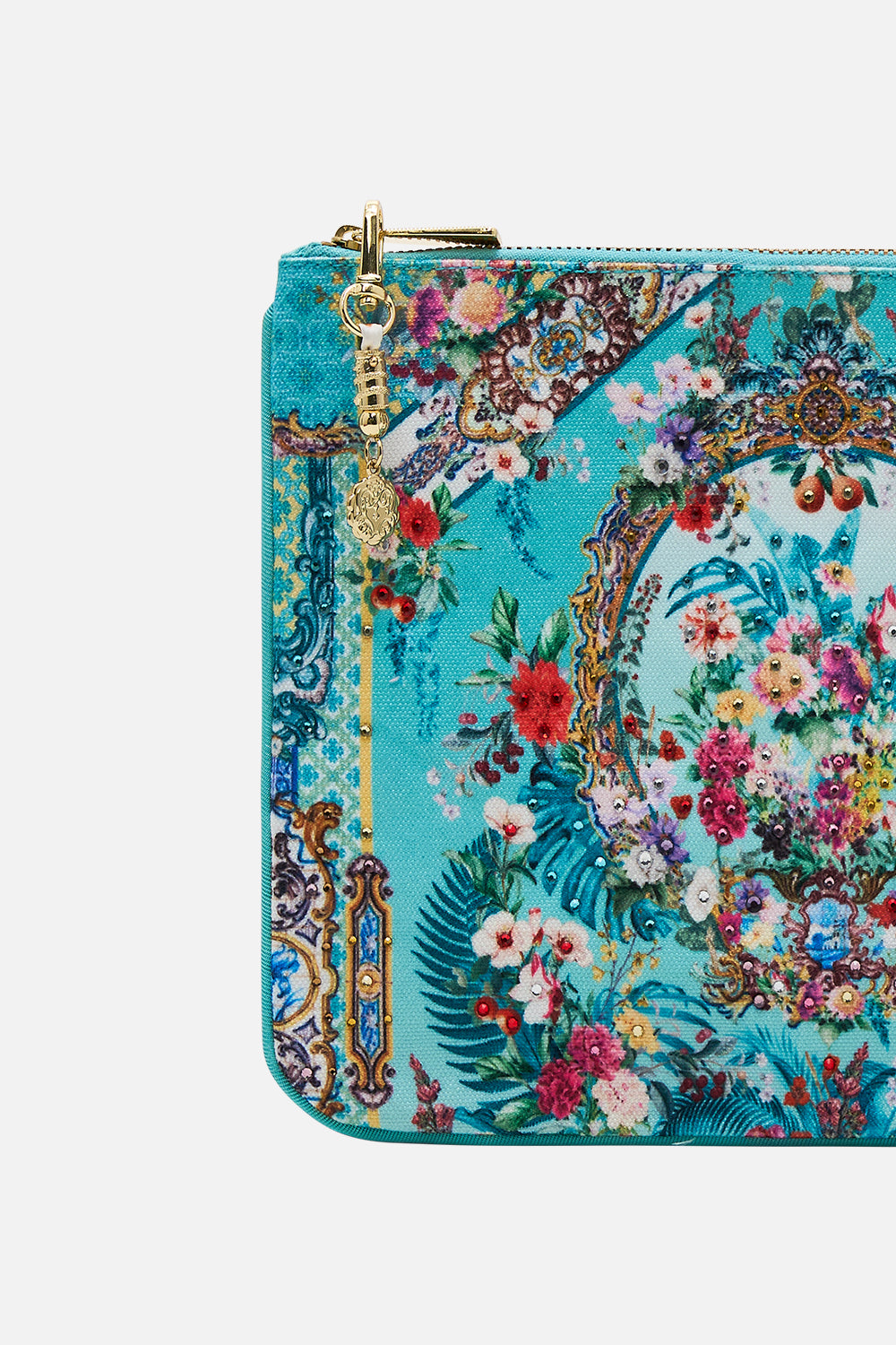 SMALL CANVAS CLUTCH GARDENS OF QUELUZ