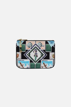 CAMILLA Coin And Phone Purse in My Porto Pen Pal print