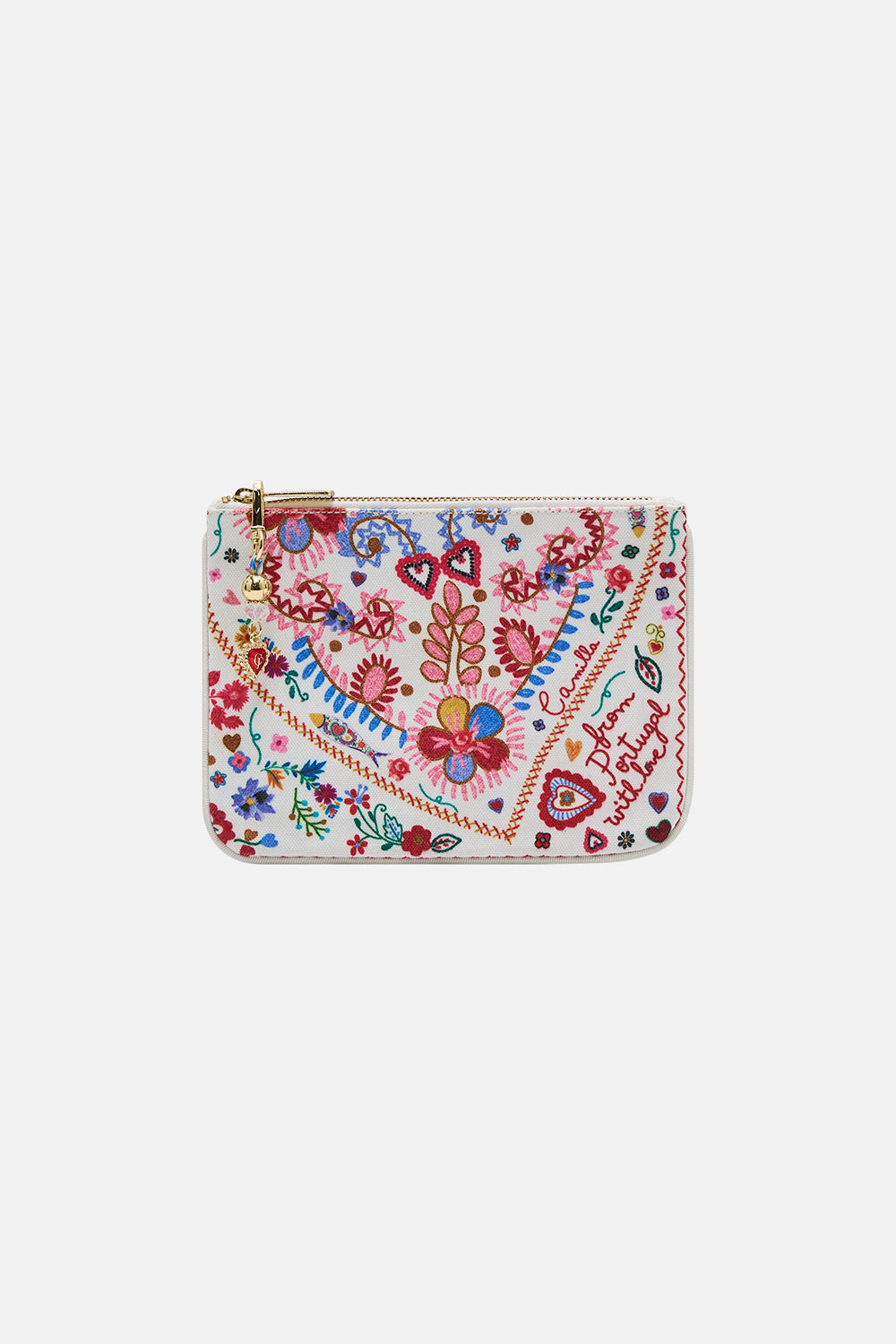 CAMILLA Coin And Phone Purse in A Kitsch In Time print