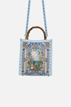 CAMILLA North South Tote in Wall To Wall Wonders print