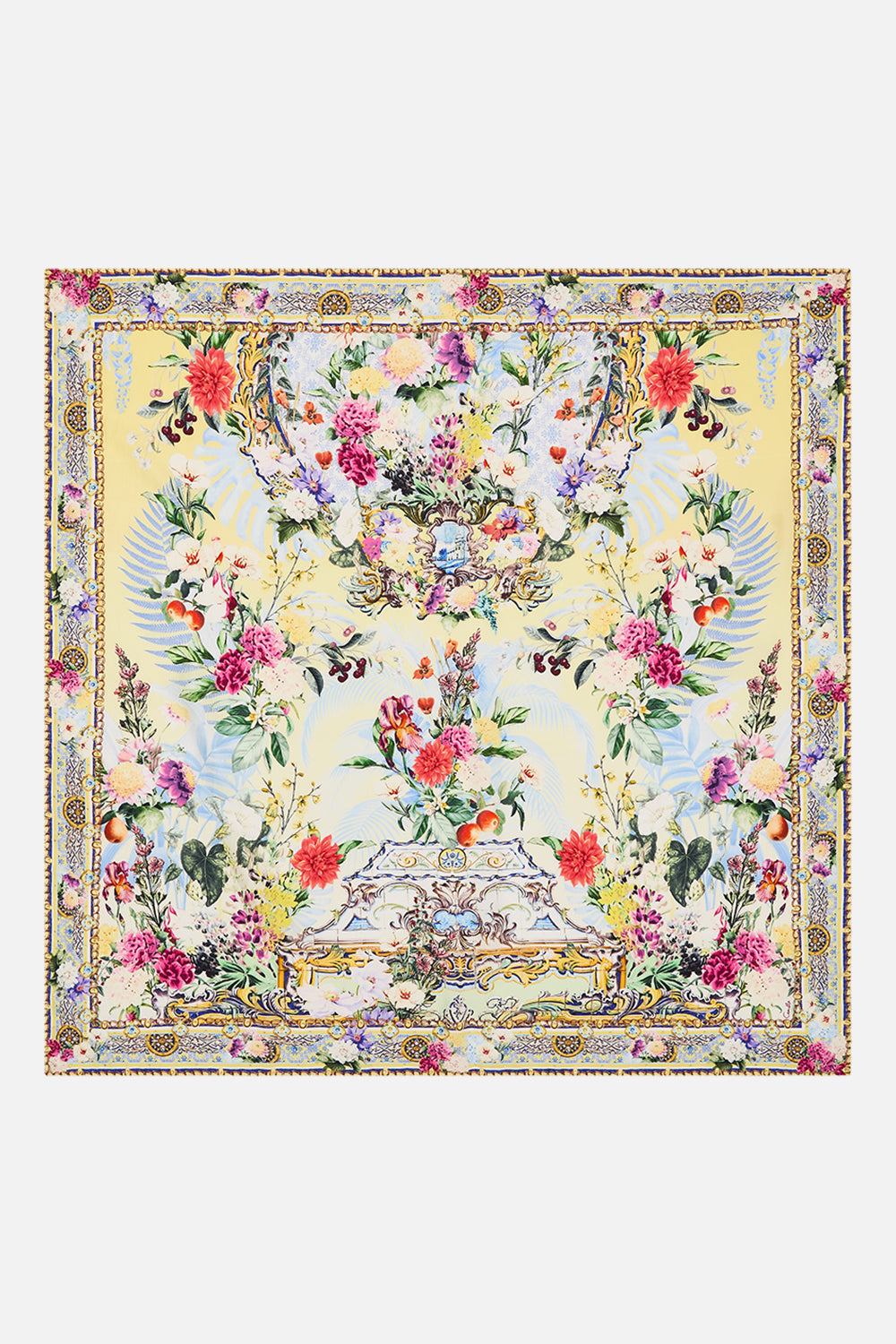 LARGE SQUARE SCARF FLOR FANTÁSTICA