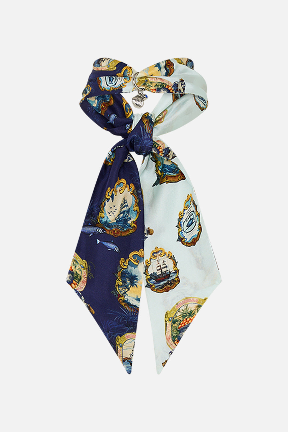 SKINNY NECK SCARF WITH TRINKET SONG OF SAINT ANTHONY