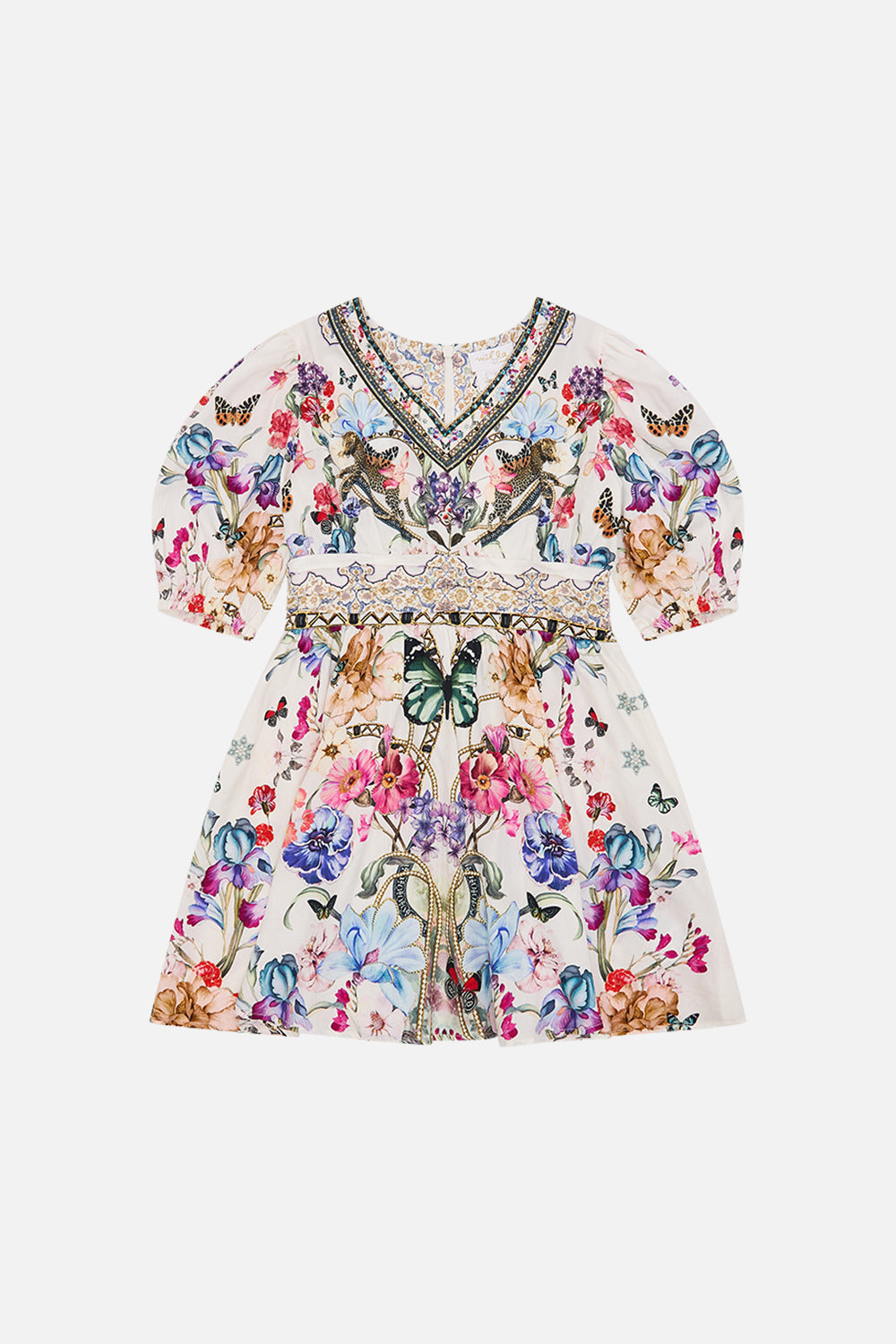 KIDS MINI DRESS WITH WAIST SASH 12-14 MONSERRATE MAGIC