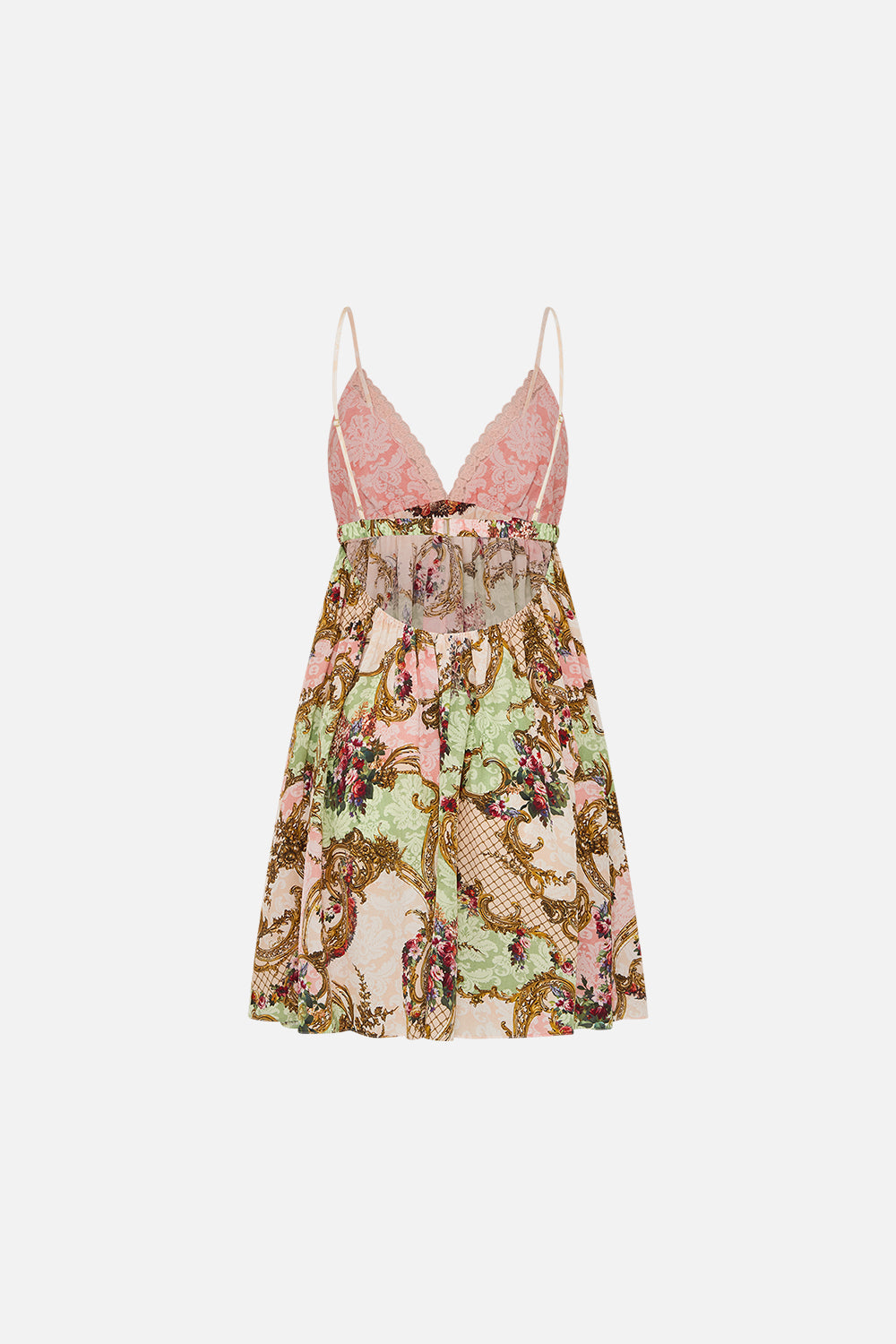 BRALETTE DETAIL SHORT DRESS THE QUEENS QUARTERS