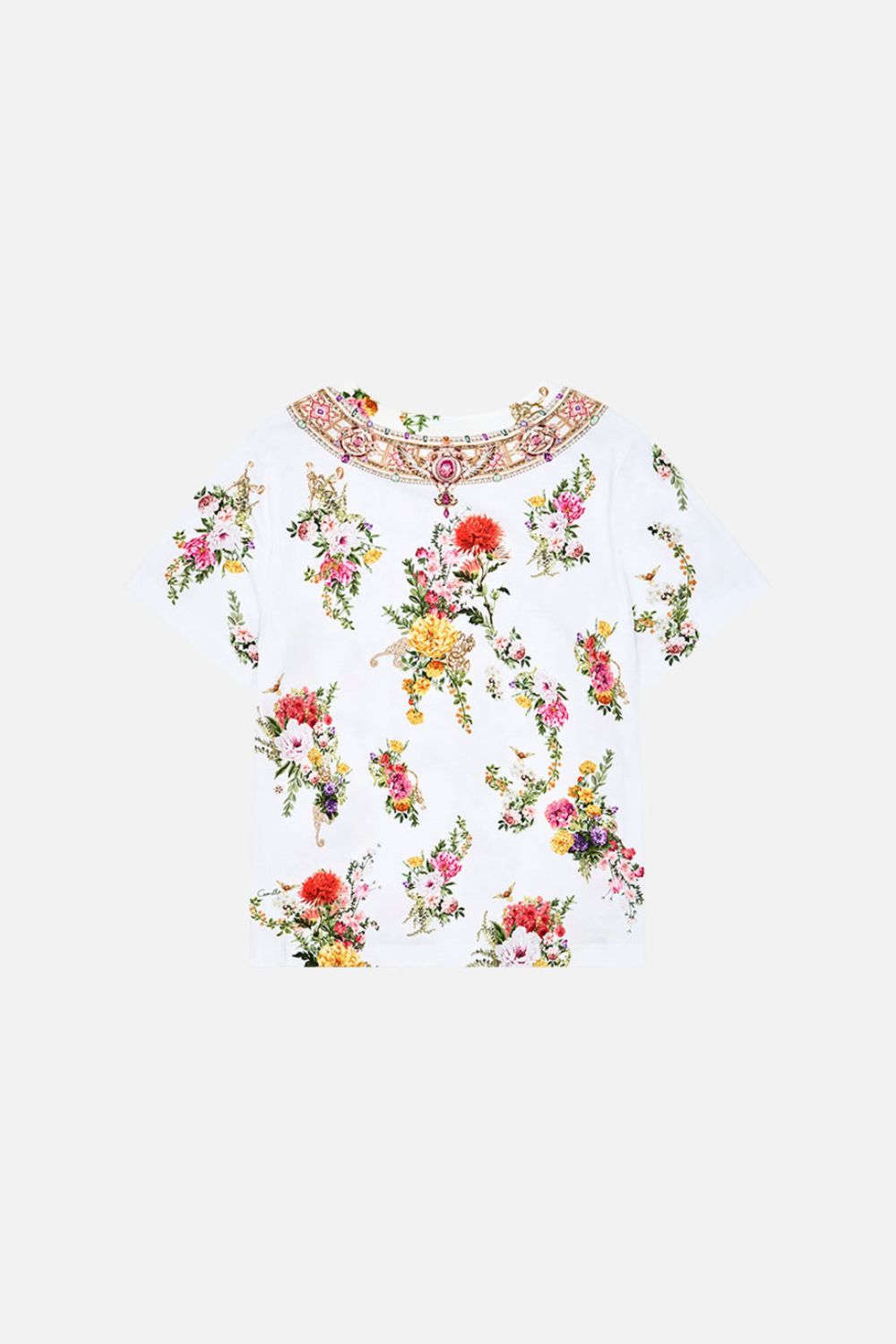 Milla By CAMILLA Kids short sleeve tee in Egyptian rose print.