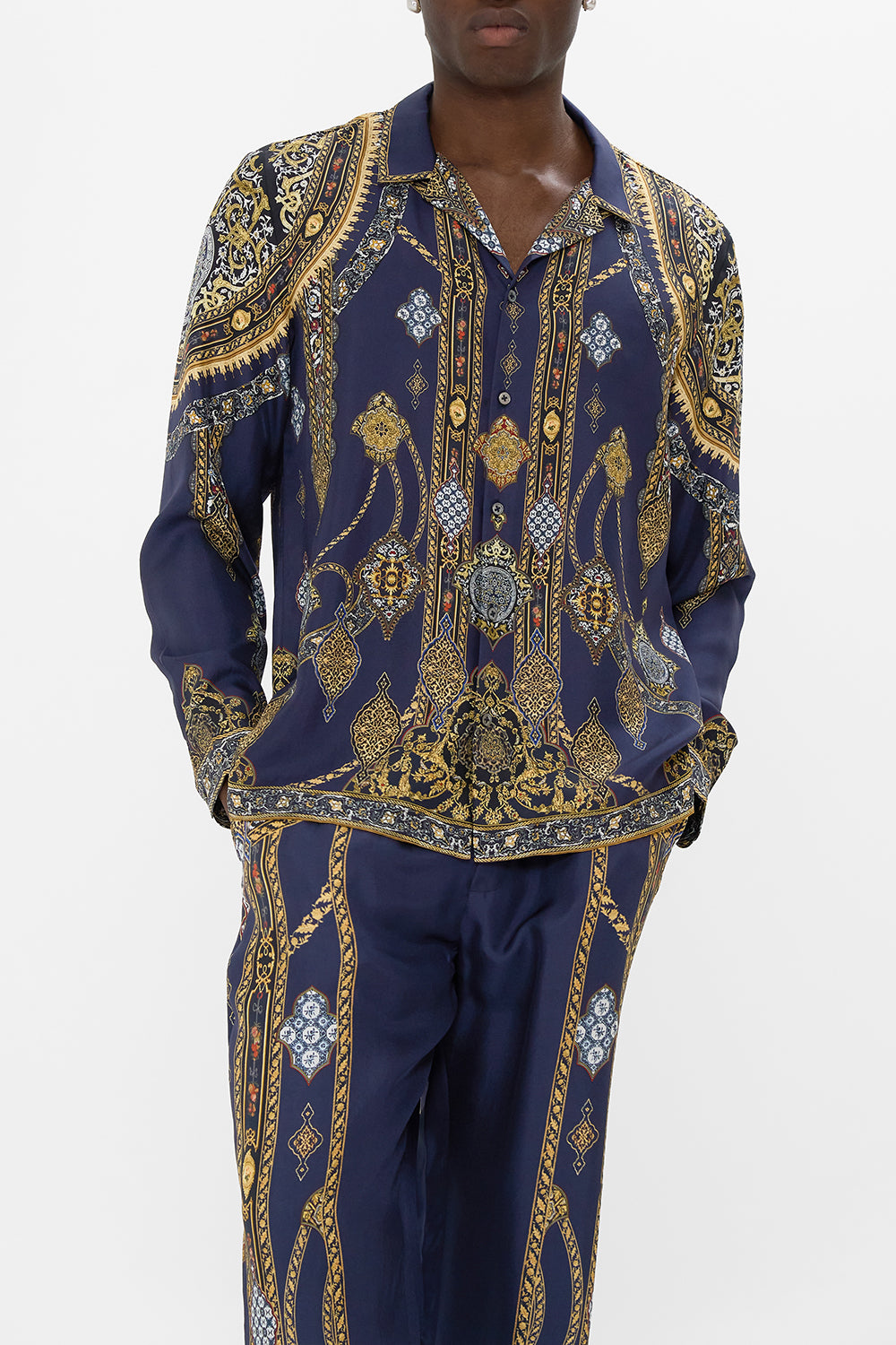 The CAMILLA LONG SLEEVE CAMP COLLARED SHIRT THE IMPERIAL GATE