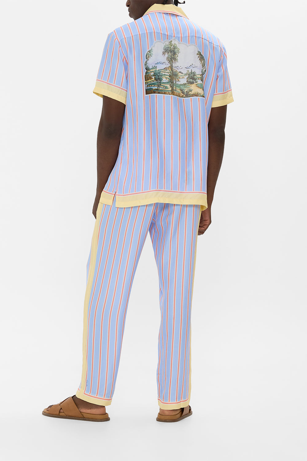 SHORT SLEEVE CAMP COLLARED SHIRT BOTANICAL BALLADS