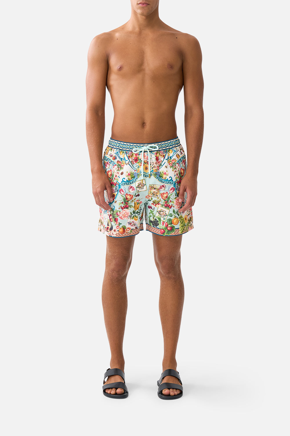 MID LENGTH BOARDSHORT WITH ELASTIC WAIST MAGIC OF THE MERCADO