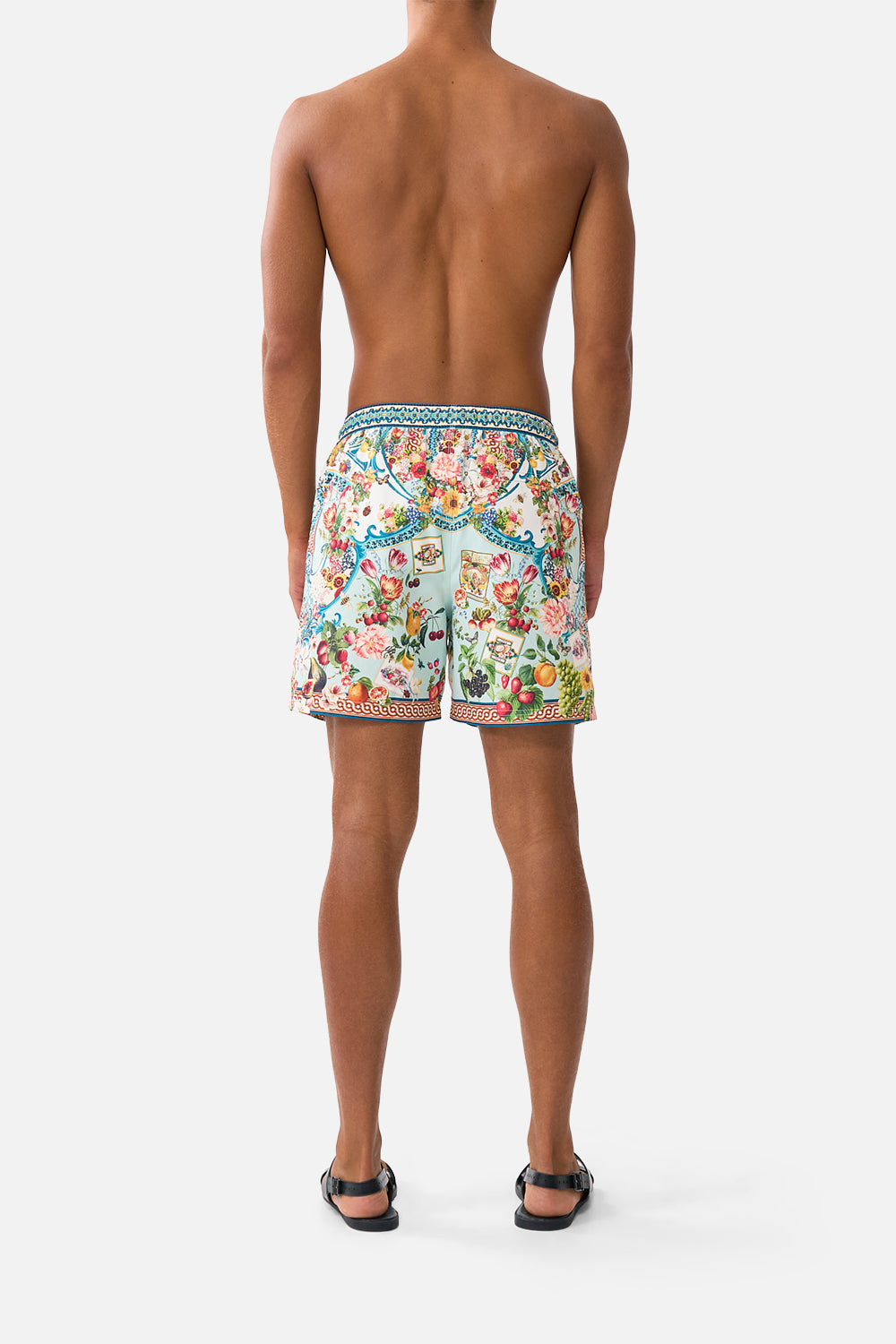 MID LENGTH BOARDSHORT WITH ELASTIC WAIST MAGIC OF THE MERCADO