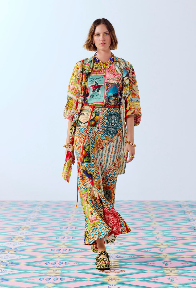 VMCARALIA Long Skirt - Sepia Rose main image 1
