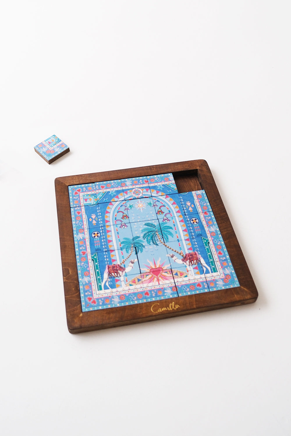 WOODEN DOUBLE SIDED PUZZLE VIP HOLIDAY GIFT HOUSE OF THE SUN VIP HOLIDAY GIFT