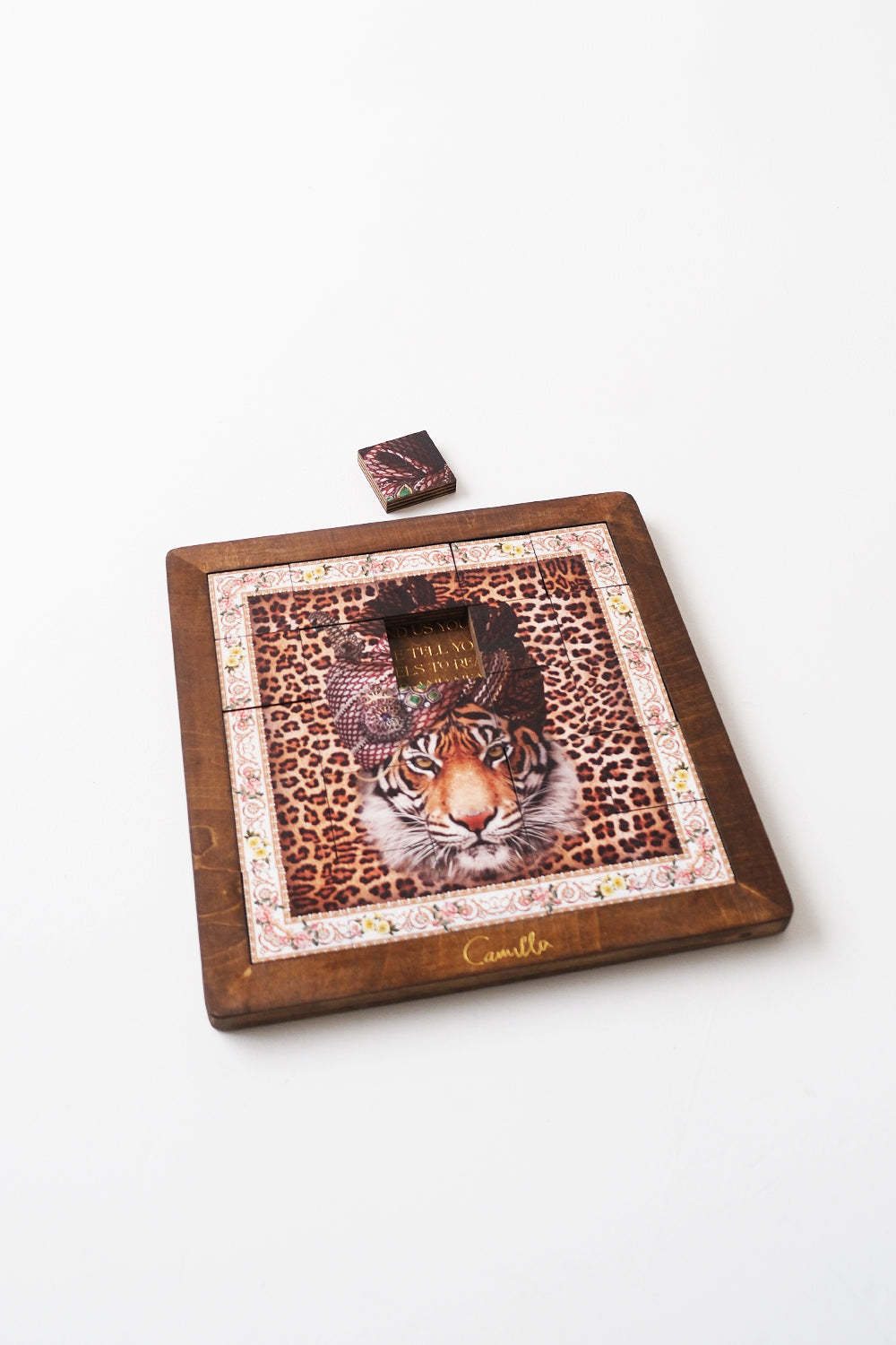 WOODEN DOUBLE SIDED PUZZLE VIP HOLIDAY GIFT HOUSE OF THE SUN VIP HOLIDAY GIFT
