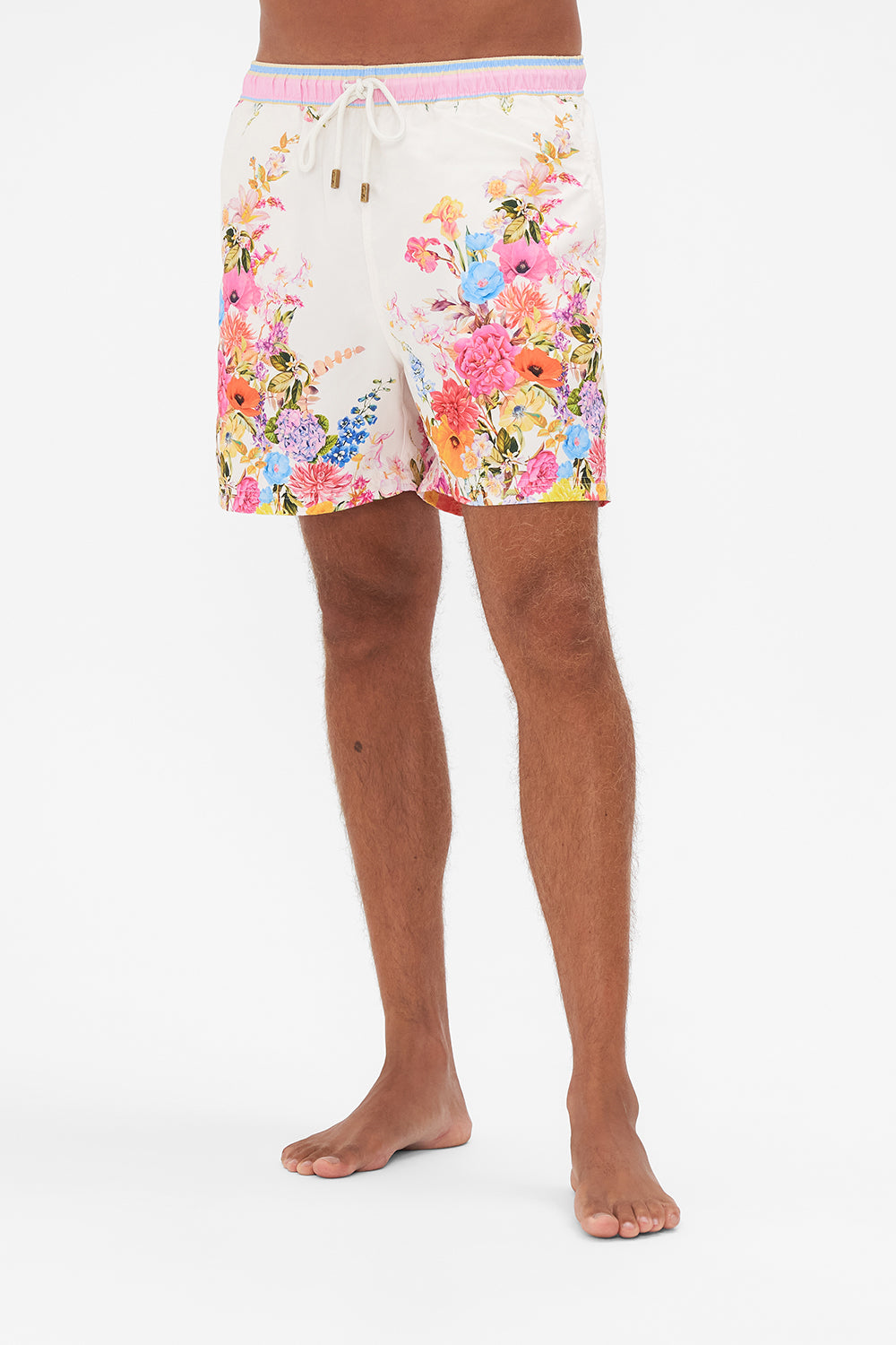 MID LENGTH BOARDSHORT WITH ELASTIC WAIST JUST COASTING main image 0