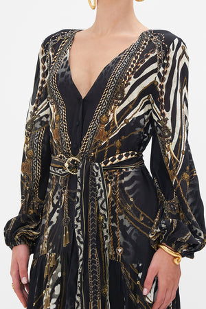 Angkor V-Neck Dress