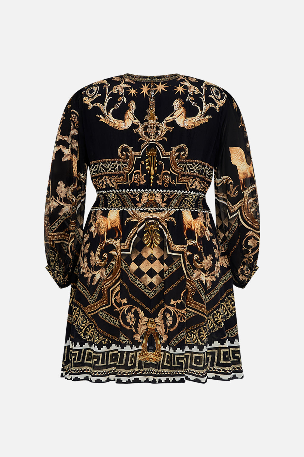 Curved Waistband Short Dress, Duomo Dynasty | CAMILLA AU – CAMILLA