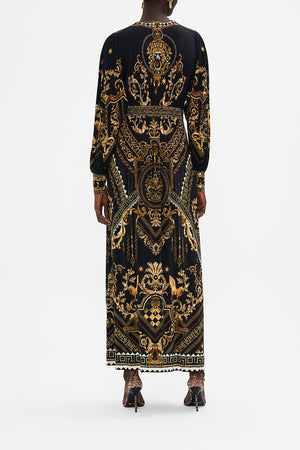 V Neck Waisted Jersey Dress, Duomo Dynasty | CAMILLA AU – CAMILLA
