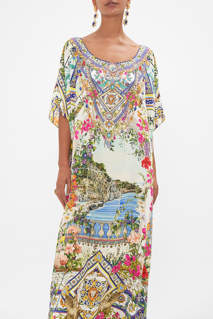 Round Neck Kaftan, Amalfi Amore | CAMILLA AU – CAMILLA