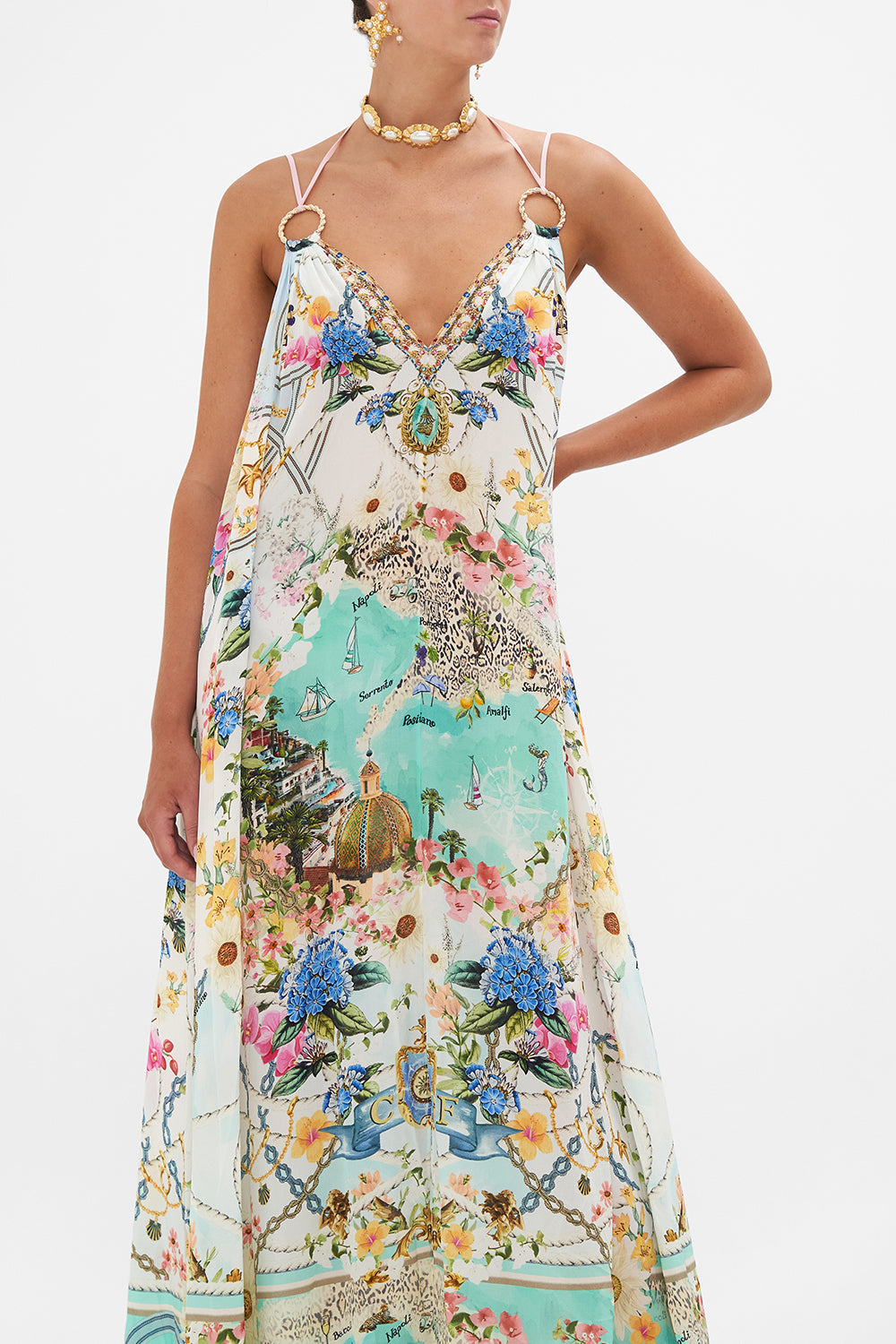 RING DETAIL STRAP DRESS BASILICA BEEUTY