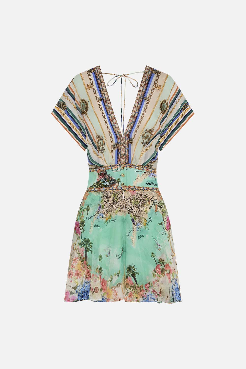 BUTTON WAIST PLAYSUIT AMALFI LULLABY