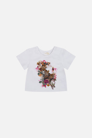 Product view of CAMILLA babies t shirt in Bambino Bliss print
