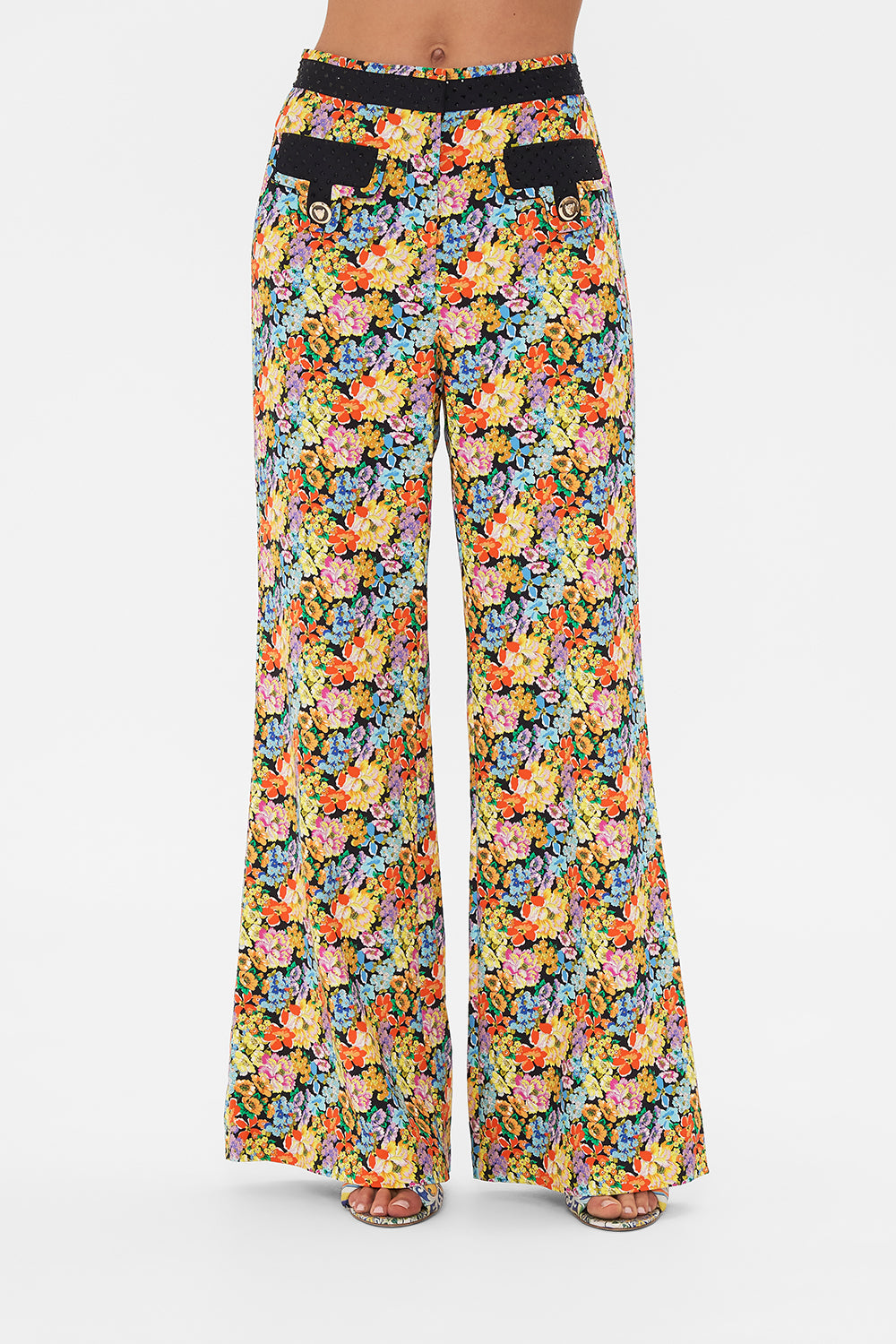 FLARED PANT WITH POCKETS SUNDOWNERS IN SICILY