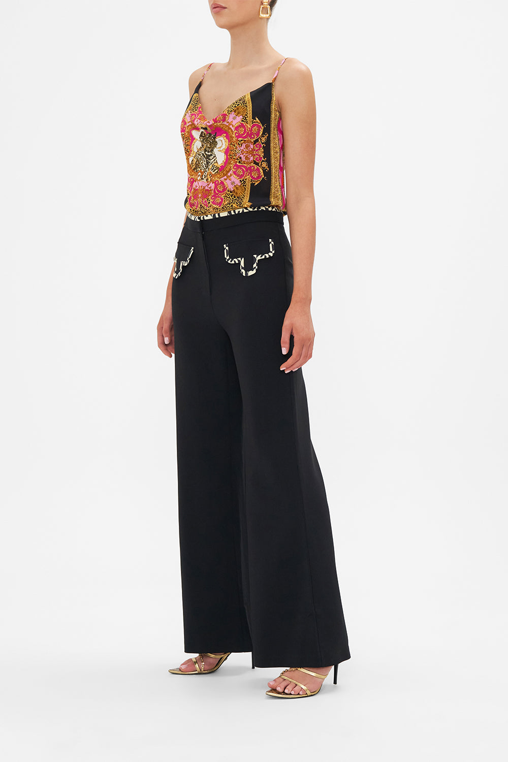 FLARED PANT WITH POCKETS CIAO PALAZZO