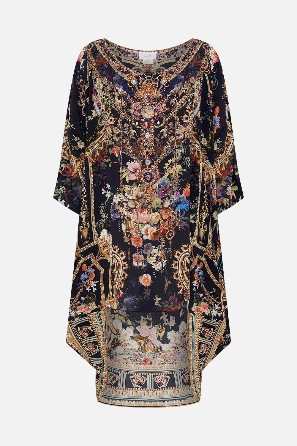 SCOOP BACK HEM DRESS PLAY YOUR CARDS RIGHT