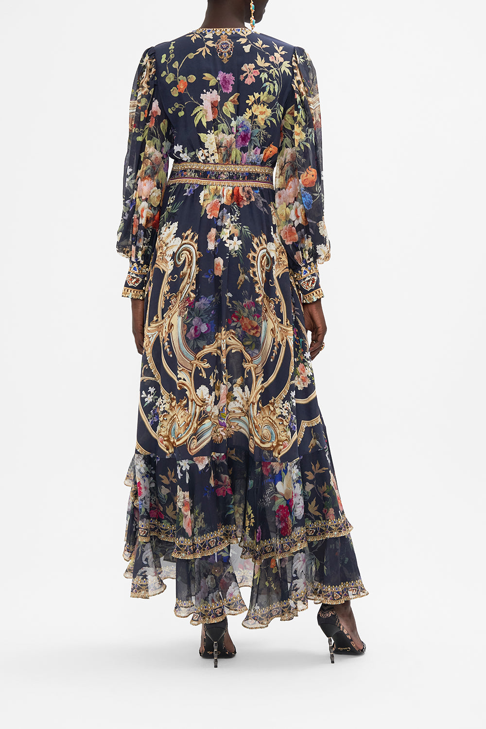 LONG BUTTON FRONT DRESS PLAY YOUR CARDS RIGHT