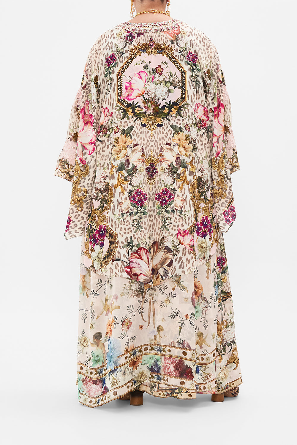 KIMONO WITH LONG UNDERLAYER BAMBINO BLISS