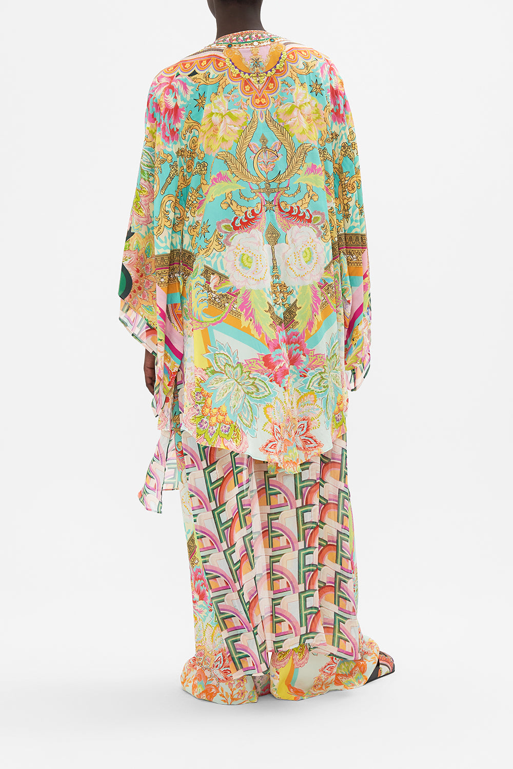 KIMONO WITH LONG UNDERLAYER STAR GIRL main image 1
