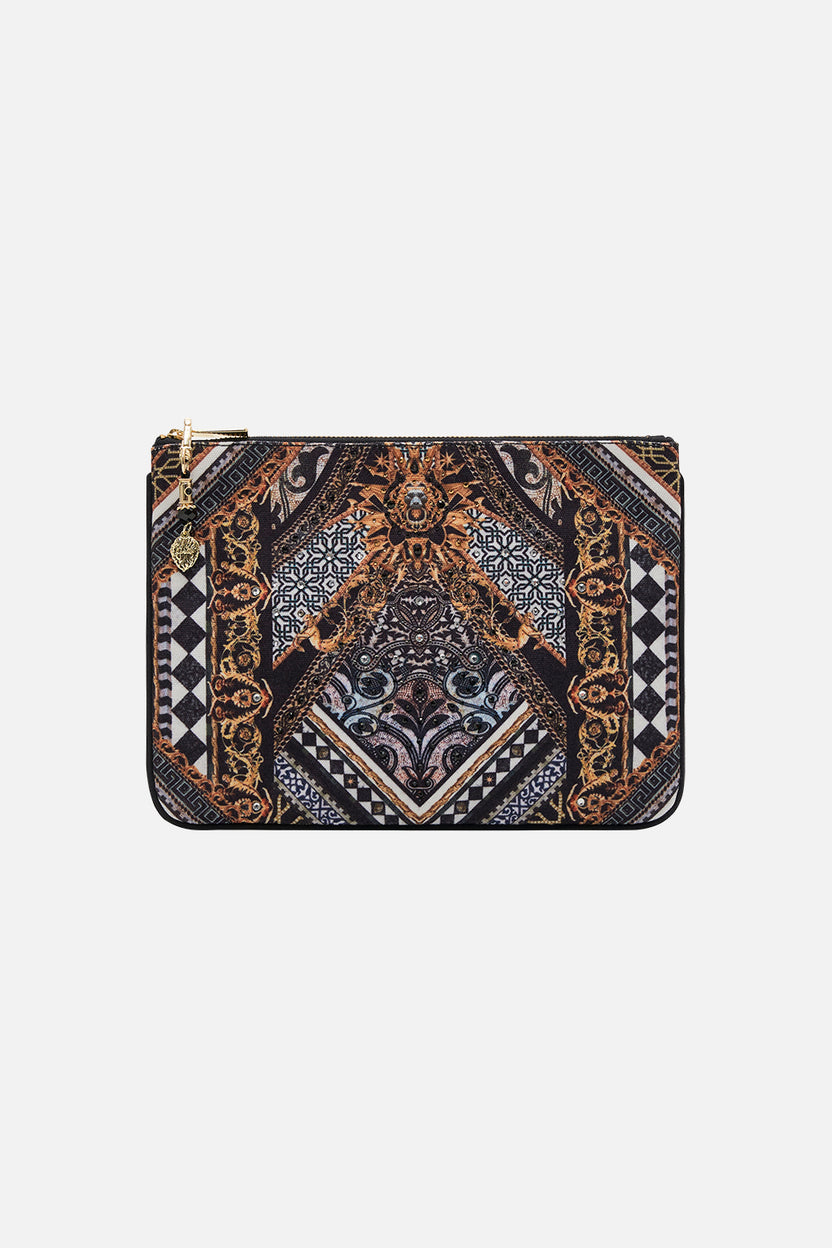 SMALL CANVAS CLUTCH MIRROR MIRROR