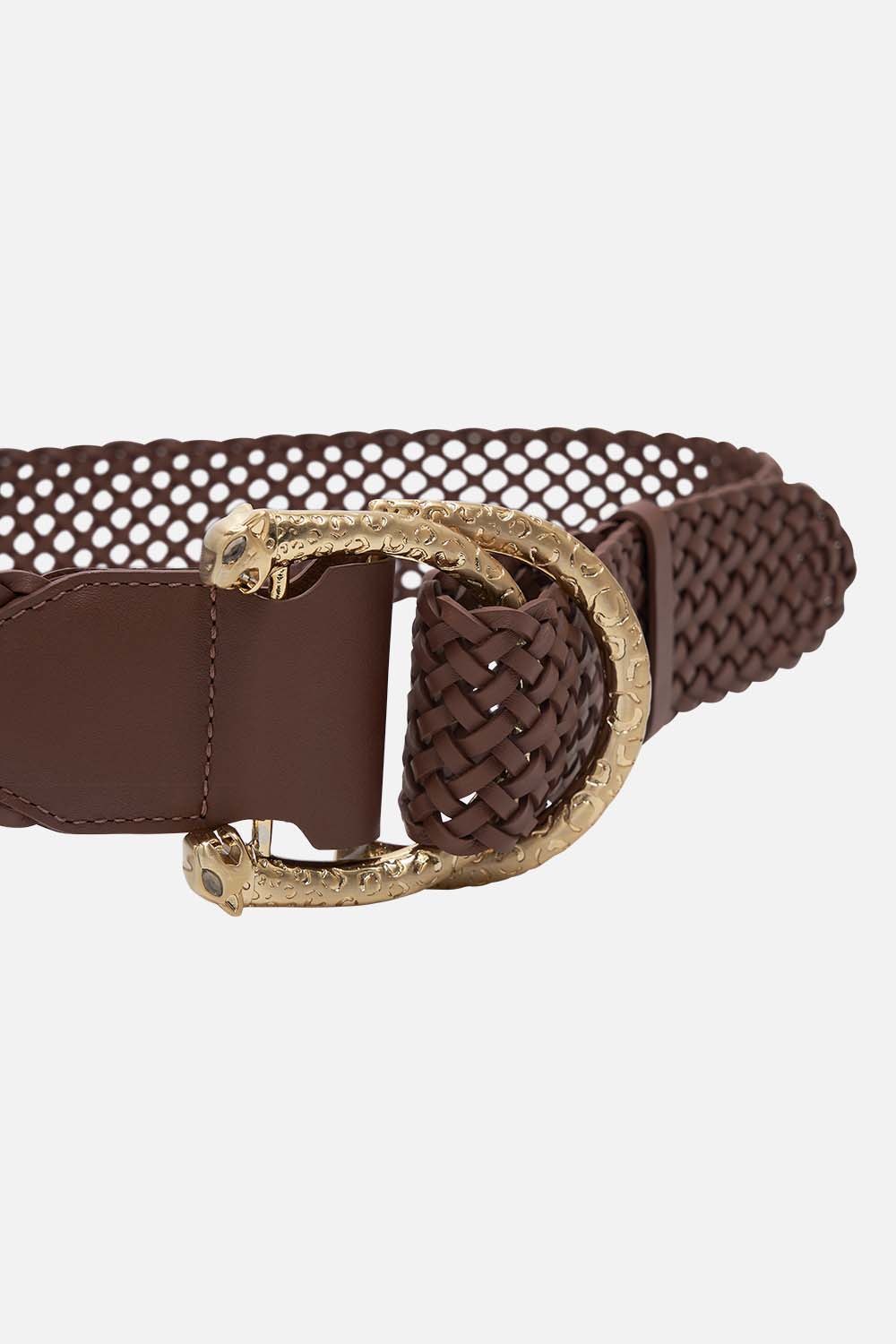 Double D-Ring Belt, Tan